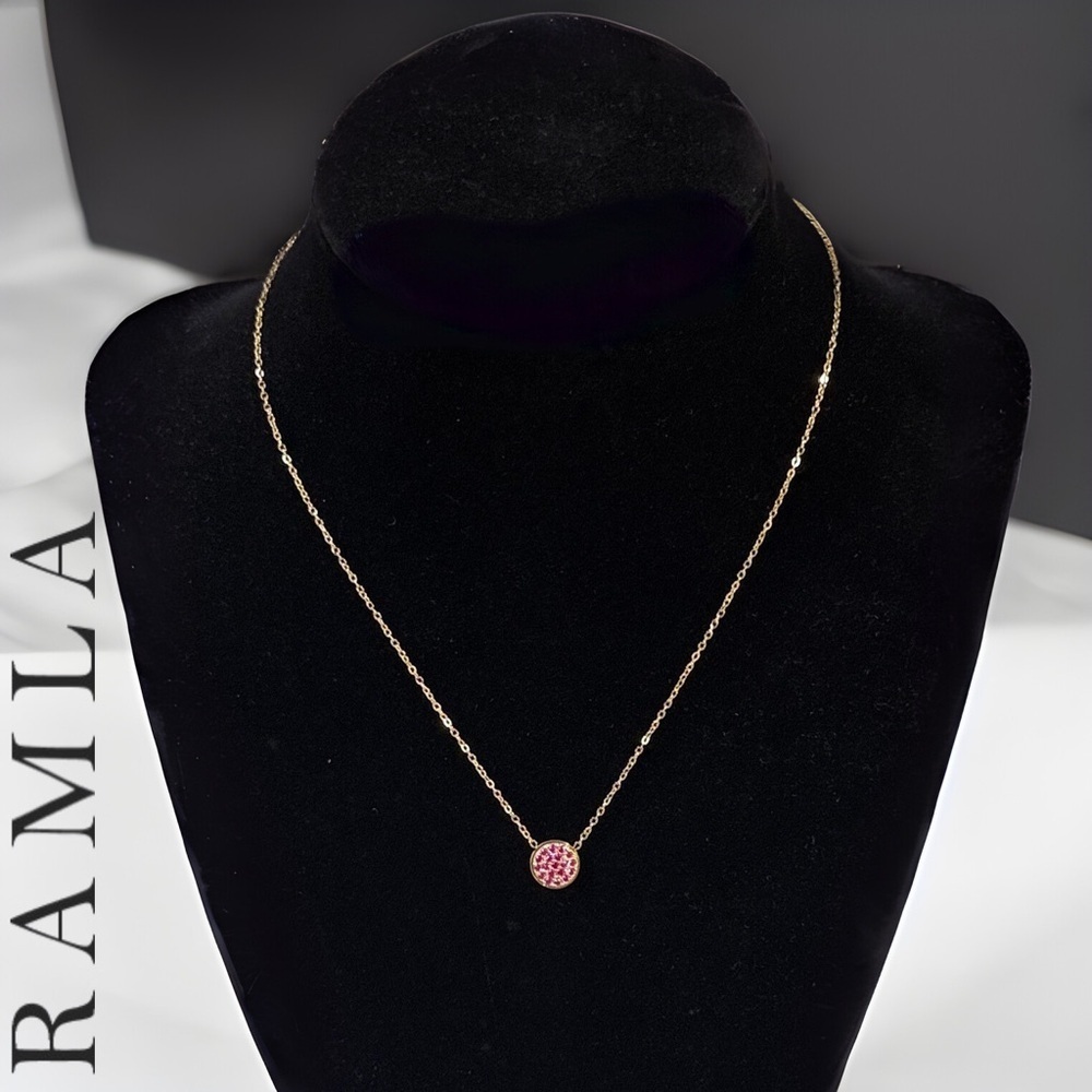 Lola Ruby July Birthstone Necklace - Picture 2 of 5